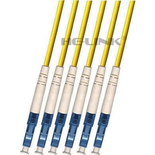 LODFIBER 400M LC-LC Outdoor Armored Singlemode 6 Strands Fiber Optic Cable Patch Cord 9/125
