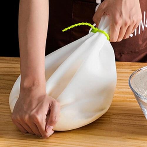 Soft silica gel fresh-keeping kneading flour mixing bag high temperature resistant and flour bag baking mixing bag kitchen acces