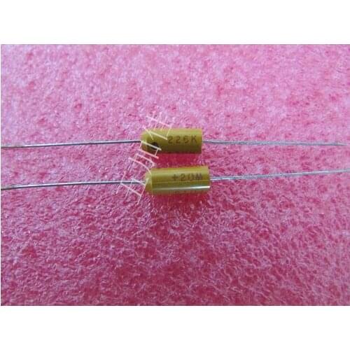 Original new 100% axial tantalum capacitor 20V22UF TAC226K020P06 audio fever level 4.5*10mm (Inductor)