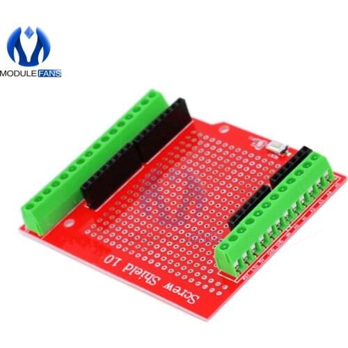 Proto Screw Shield Assembled Prototype Terminal Expansion Board Module For Arduino IO I/O UNO R3 MEGA2560 Double Side SMT Solder