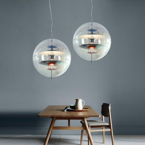 SGROW Nordic Minimalist Club Bar Pendant Light Dinning Room Acrylic Round Lamp Lighting Fixtures Modern Creatiave Design Lampara