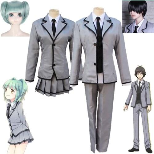 Anime Assassination Classroom Cosplay Ansatsu Kyoushitsu Kaede Kayano Isogai Yuuma Shiota Nagisa School Uniform Halloween Suit