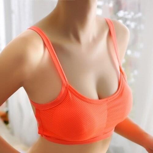 Fitness Yoga Sports Bra for Womens Gym Workout Running Padded Tank Top Athletic Vest Underwear Shockproof Push Up Sport Bra
