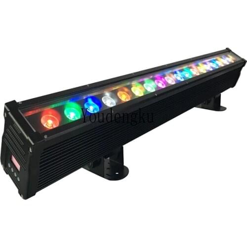 4 pieces led pixel bar wash LED Wall Washer Lighting 18 x 3 W TRI LED Bar 3w outdoor RGB led wall washer