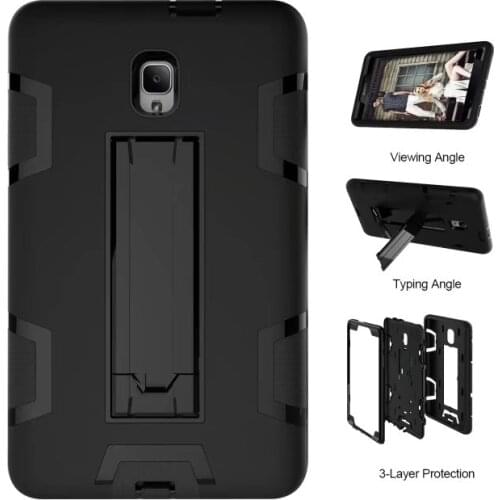 T380 Kids Shockproof Military Grade Heavy Duty Full Rugged Silicone Hard Case For Samsung Tab A 8.0 T380 T385 (2017) Cover+pen