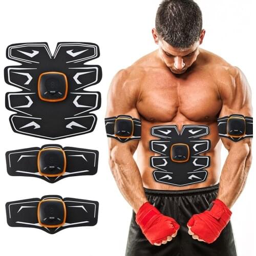 Abdominal Muscle Trainer Vibration Electronic Muscle Exerciser Training Machine Waist Belly Leg Arm Exercise Fitness Equipment