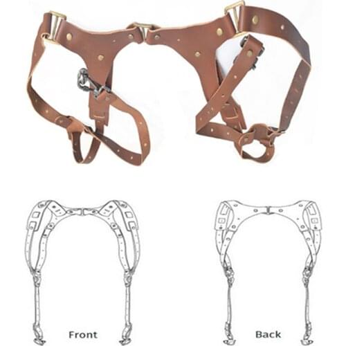 Universal Camera Brown Genuine Leather Harnesses Shoulder Strap for Digital Camera SLR Camera Accessories