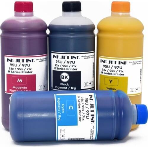1000ML/PC Waterproof HP711 HP711XL Pigment Ink for HP DesignJet T520 T120 Printer Ink Cartridge and Ciss