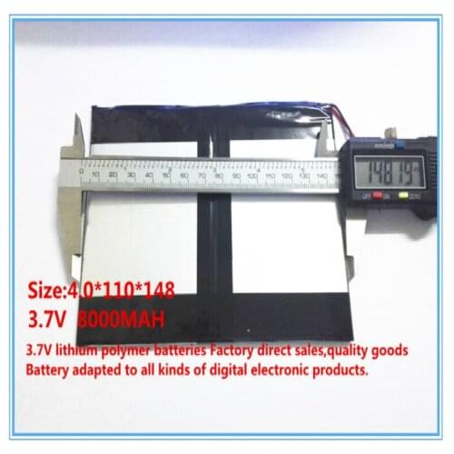 40110148 3.7V 8000mAH 40110150 PLIB (polymer lithium ion /Li-ion battery) for tablet pc,mid,power bank,for N10, A10