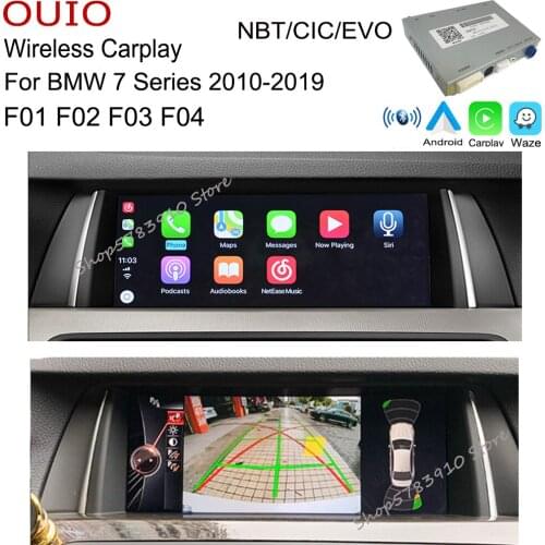 Wireless carplay Android Carlief interface For BMW 7 Series F01 F02 M7 F03 F04 NBT CIC EVO Rear camera Adapter