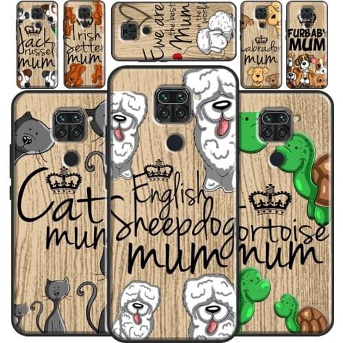 Labrador Jack russell terrier mum puppy For Redmi Note 10 Pro Case For Redmi Note 9 8 Pro 8T 9S Cover For Redmi 9 9C 9A 9T 7A 8A