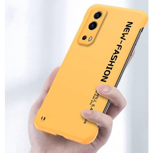 Frameless PC Hard Phone Case For Vivo iQOO Y72 5G V17 Neo S1 S10 Pro Luxury Matte Cover Case For Vivo 7 Z1X Z1 Z3 Neo 3 5 Pro