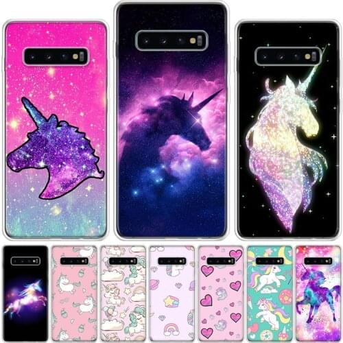 Unicorn Phone Case For Samsung Galaxy A51 A71 A50 A70 A80 A90 A01 A6 A7 A8 A10 A10S A20S A20E A30 A40 Plus Cover