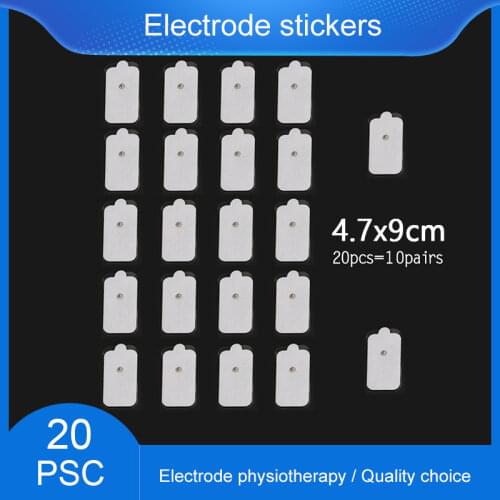 20pcs Electrodes for Electric Masajeador Therapy Tens Healthy Electrode Pads Electro Stimulation for Massage Device Body