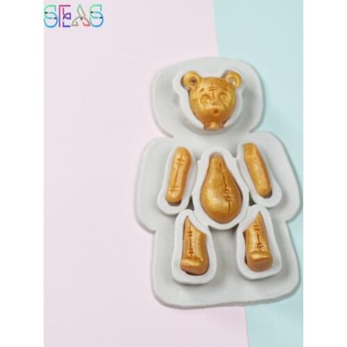 Bear Molding Cookie Mold Molds For Chocolate Ice Mold Silicone Molds For Baking Cake Decorating Tools Mold