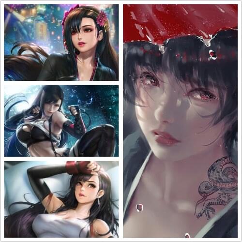 HD Sexy Girl Anime Game Beauty HD Prints Canvas Wall Art Painting Modular Pictures Home Decoration Poster Living Room Frame