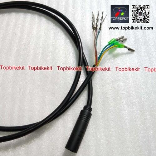 Ebike motor DC power cable/ 9pins cable with hall sensor 1.2m for electric bike / Ebike motor extend cable