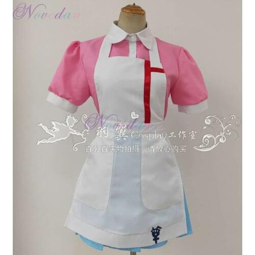 Halloween Female Dangan Ronpa 2 Mikan Tsumiki Danganronpa Dress Cosplay Costume Ladies Role Playing Uniform