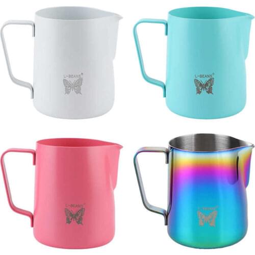 350ml Stainless Steel Milk Frothing Pitcher Coffee Cup Latte Art Milk Frother Jug Milk Frother Coffee Art Making Tool for Office