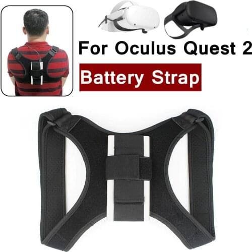 Mobile Power Solution For Oculus Quest 2 Battery Strap Holder Accessories Walking Standing Shoulder Belt Battery Power Bank