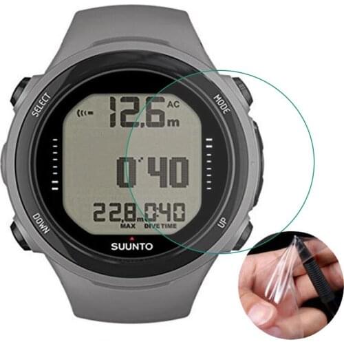 3pcs Soft Clear Protective Film Guard For Suunto D4i D6i Novo Diving Watch GPS Sport Smartwatch Screen Protector Cover (No Glass