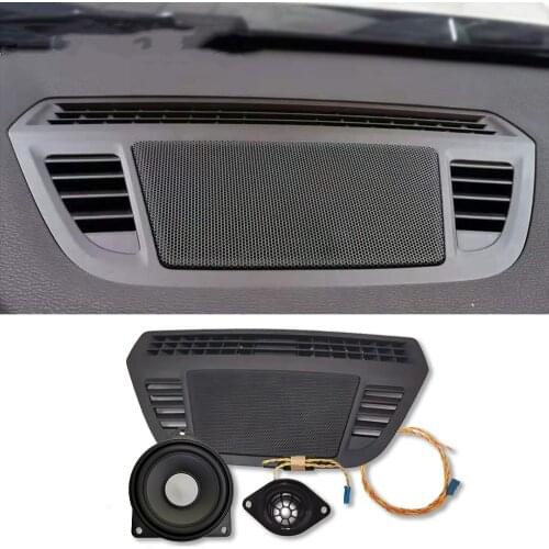 Car dashboard speaker stickers decoration For BMW f47 f48 X1 X2 series tweeter audio loudspeaker center control outer casing