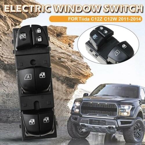 NewCar Electric Power Window Master Control Switch for Nissan Tiida Altima Sylphy X-Trail Qashqai 25401-3DF0B