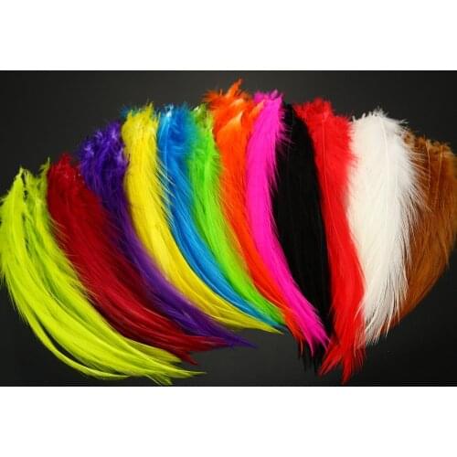 Saltwater Neck Hackle Fly Tying Material Feathers