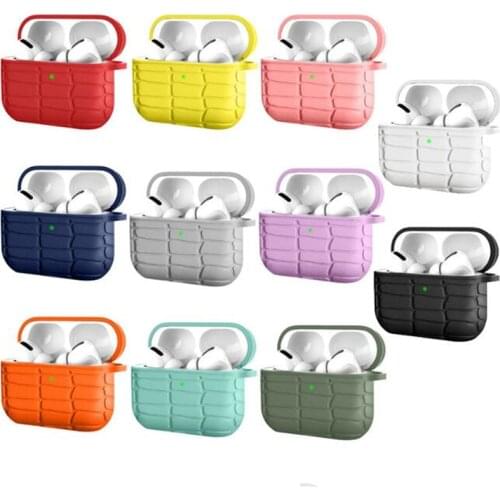 Lattice Earphone For AirPods Case Cover AirPod Luxury Etui Dust Guard Silicone Air Pods Case For Apple Airpods Pro 3 Case