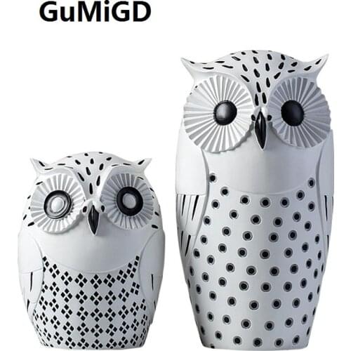 Nordic modern minimalist decor decoration living room office equipment of creative table soft resin Owl