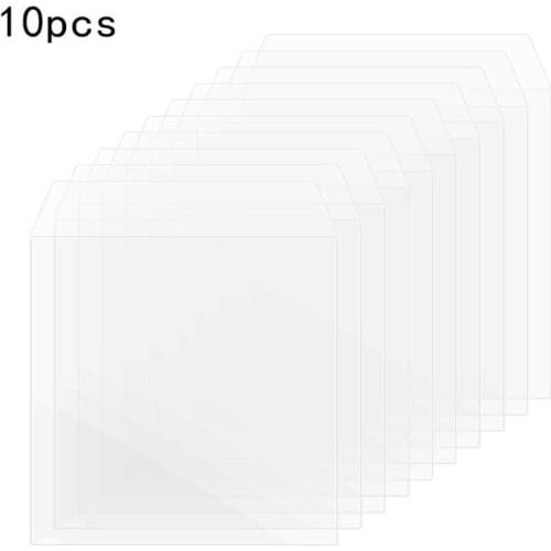 10Pcs/Bag PVC Double-sided Record Protective Sleeves Flat Open Top Bag Cover for 12'' Double LP 2LP Vinyl Records