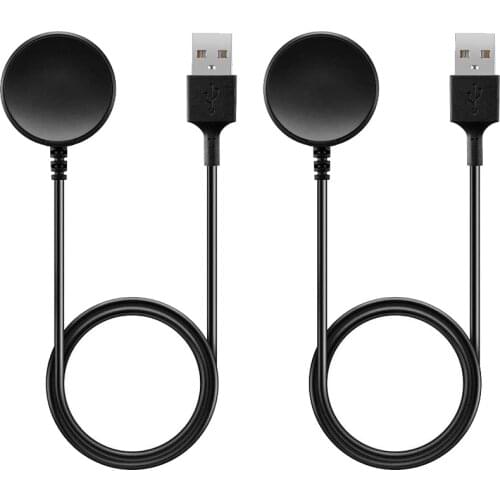 2-Pack Wireless Charging Dock Cable Charger Cable For Samsung Galaxy Watch Active 2