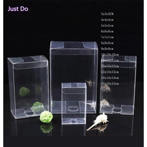 5X3.5X5cm PVC box clear transparent pvc plastic packaging box square plastic clear PVC boxes transparent gifts box for jewelry