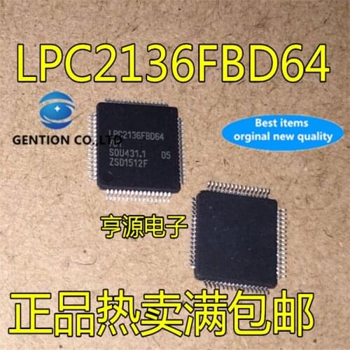5Pcs LPC2136FBD64/01 LQFP64 LPC2136 LPC2136FBD64 in stock 100% new and original