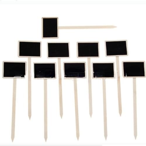 50pcs Small Message Blackboard Birthday Party DIY Wedding Banquet Board Card Christmas Gift Home Desktop Display Decoration