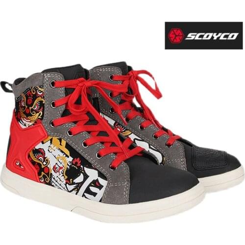 Biker Motorcross Motorcycle riding boots scoyco Motorboats motorcyclist Man motorbike shoes Moto knight equipment boot casual