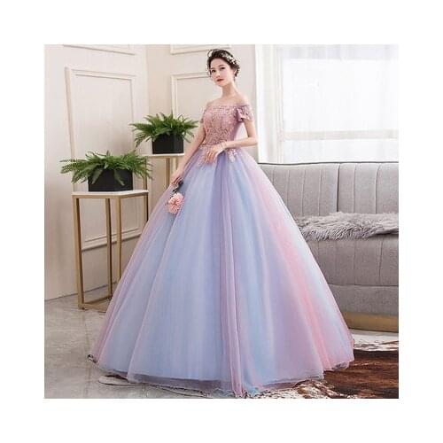 Freeship slash collar lace flower medieval dress sissi princess Medieval Renaissance Gown Victorian Belle ball