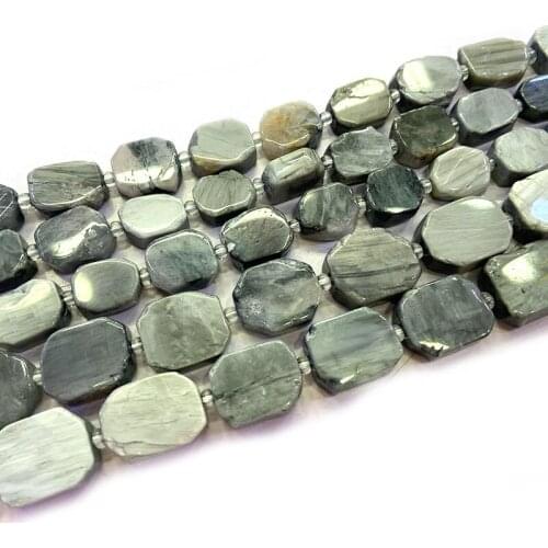 Natural Eagle Eye Beads 8x12mm 12x16mm DIY Freeform Geometric Loose Stone Beads For Jewelry Making Beads Necklace Women Gift