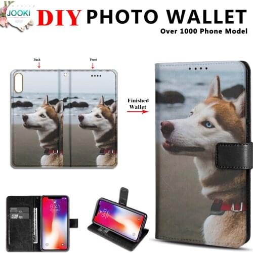 LG style2 L-01L DIY Customized picture Custom made Phone Case Cover For LG style 2 L-01L Leather Flip Wallet Magnetic Case