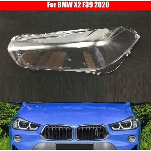 For BMW X2 F39 2020 Headlamp Cover Car Replacement Clear Auto Shell Car Headlight Lens