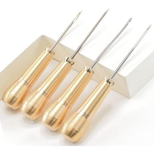 Mending awl needle hand drilling tools Crooked crochet hook pick needle for repairing sole NO.C1532