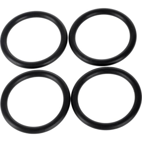 4PCS/lot Replacement Rubber O-Rings Kit Gaskets Black Car Bumpers Quick Release Fasteners Universal Auto Replacement Parts