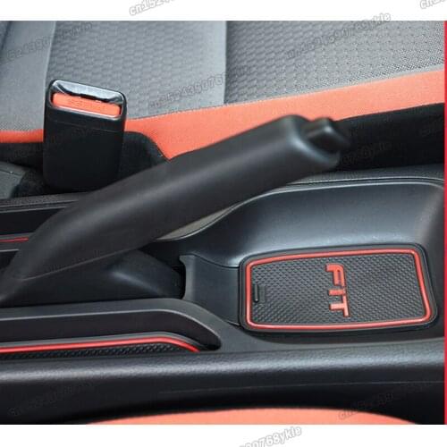 Lsrtw2017 latex car door cup slot mat non-slip carpet for honda fit 2020 2021 accessories interior auto styling gr gs