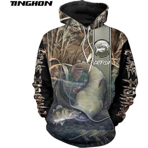 Fishing Catfish 3D Print Hoodies men/women Harajuku Fashion Hooded Sweatshirt Autumn Hoody Casual streetwear hoodie XS-7XL