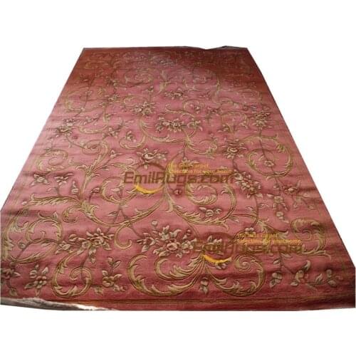 Soft carpets for living room plush french About -knotted Thick Plush Savonnerie 6.56' X 9.84' h-3a 214 gc85savyg28