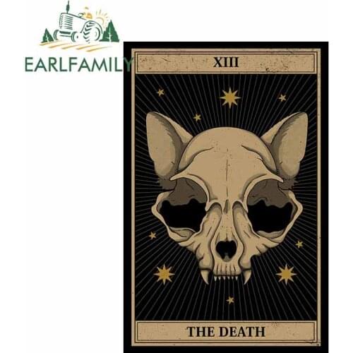 EARLFAMILY 13cm x 8.8cm For The Death Waterproof Fine Decal Interesting Car Stickers Sunscreen DIY Custom Printing Decoration