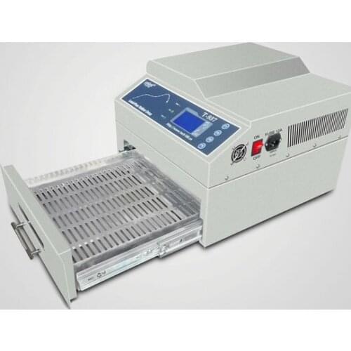 PUHUI T-937 Desktop Lead-free Reflow Oven BGA SMD SMT Rework Station Infrared IC Heater Reflow Solder Oven Hot Air Circulation