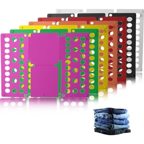 Quick Household Cloth Folding Board Child/Adult Clothes Folder Closet Organizer Clothing Folders Board Organizer Laundry Storage