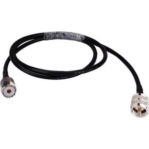 UHF Male To UHF SO239 Female Connector PL-259 RG58 RF Coaxial Cable 50cm wire