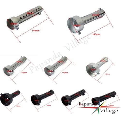 Motorcycle Universal Removable 35 42 45 48 60mm Exhaust Muffler Insert Baffle DB Killer Silencer Noise Sound Eliminator